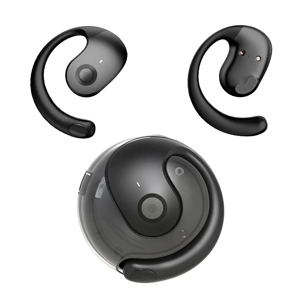 Earphones - Casque TWS transparent Bluetooth avec écran,