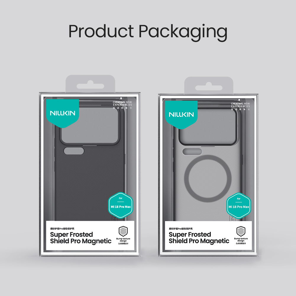Matte Hard Pc Back Case - Coque magnétique Nillkin pour Xiaomi 18