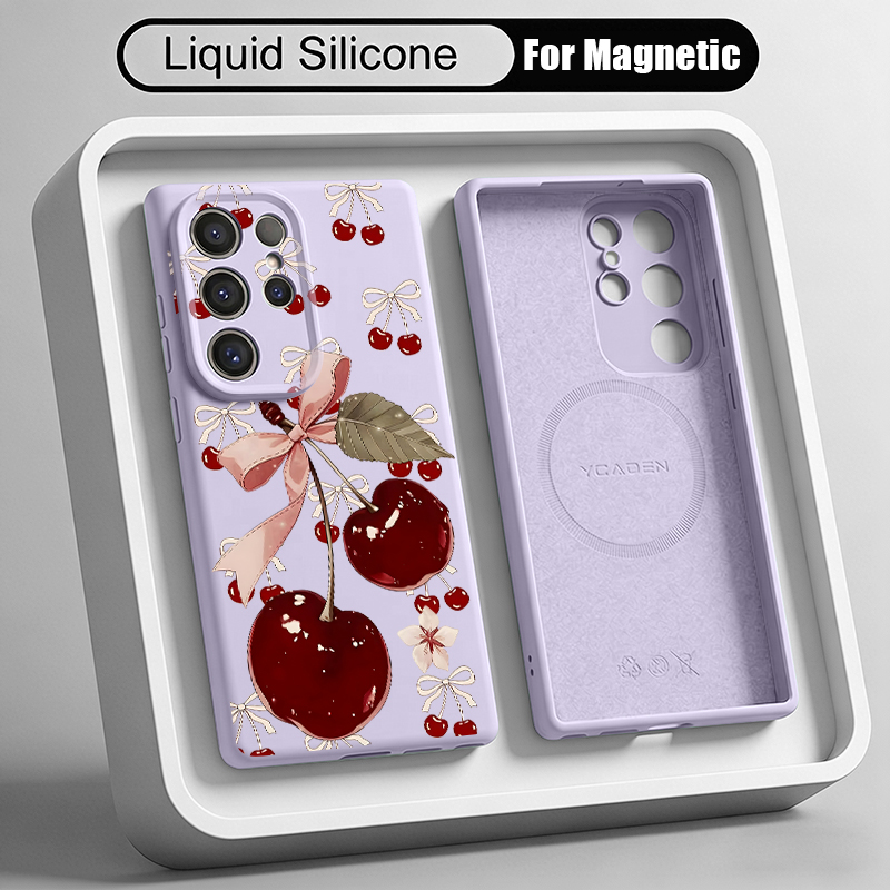 Liquid Silicone Magnetic Phone Case - Coque de téléphone en Silicone liquide