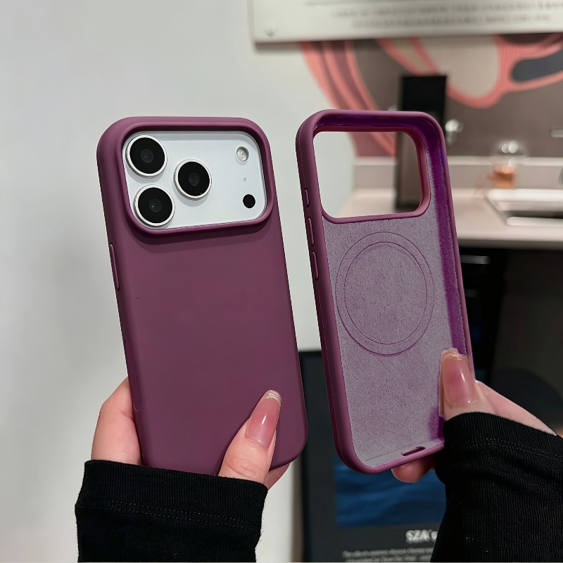 Liquid Silicone Magnetic Phone Case - Coque de téléphone magnétique en silicone