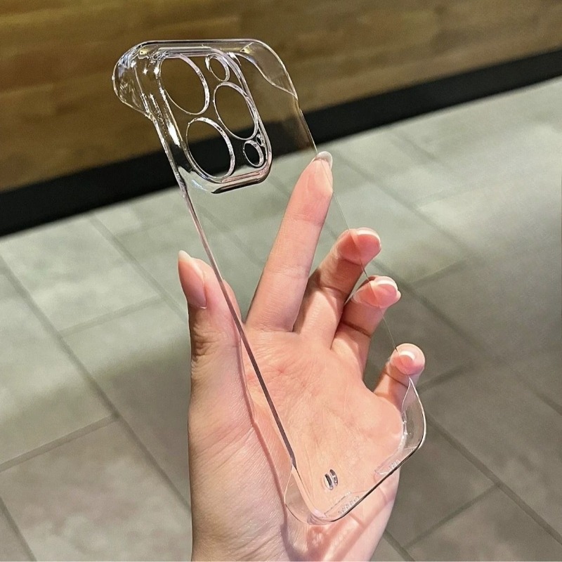 Ultra Thin Frameless Phone Cover - Coque de téléphone transparente ultra-fine sans