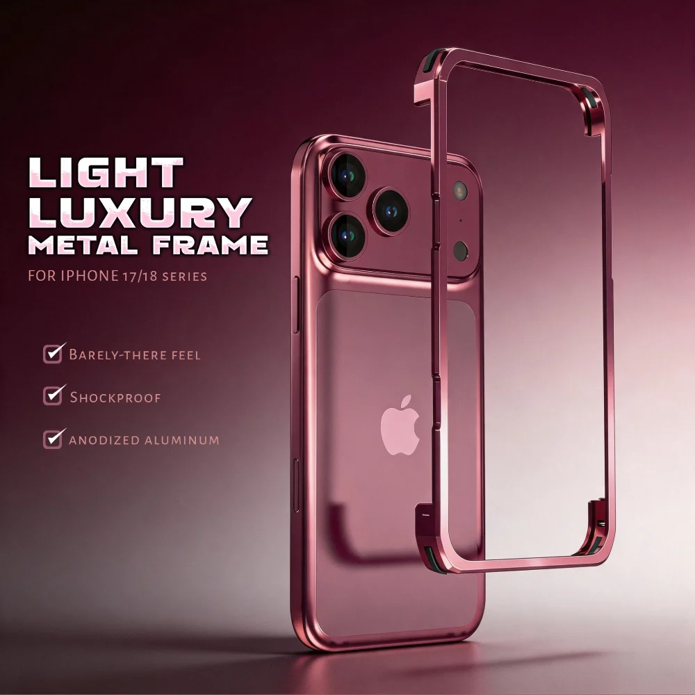 Coque de téléphone en aluminiu - Metal Bumper Aluminum Frame Case avis et prix