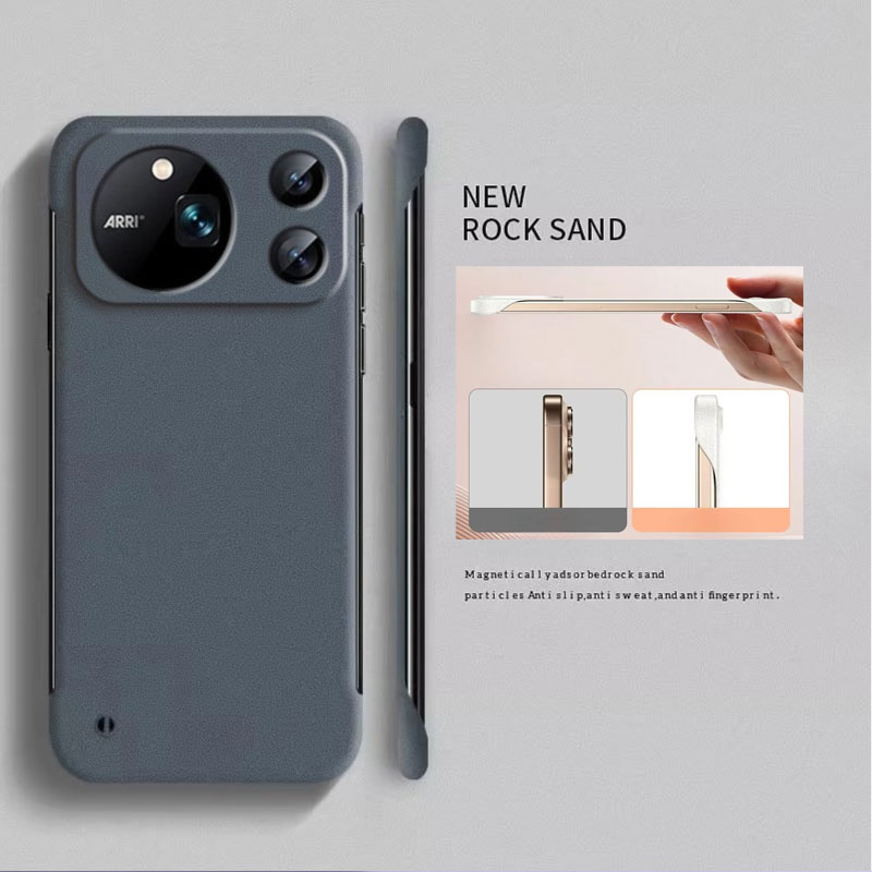 Coque sans cadre en pierre de  - Ultra Thin Frameless Phone Cover avis et prix
